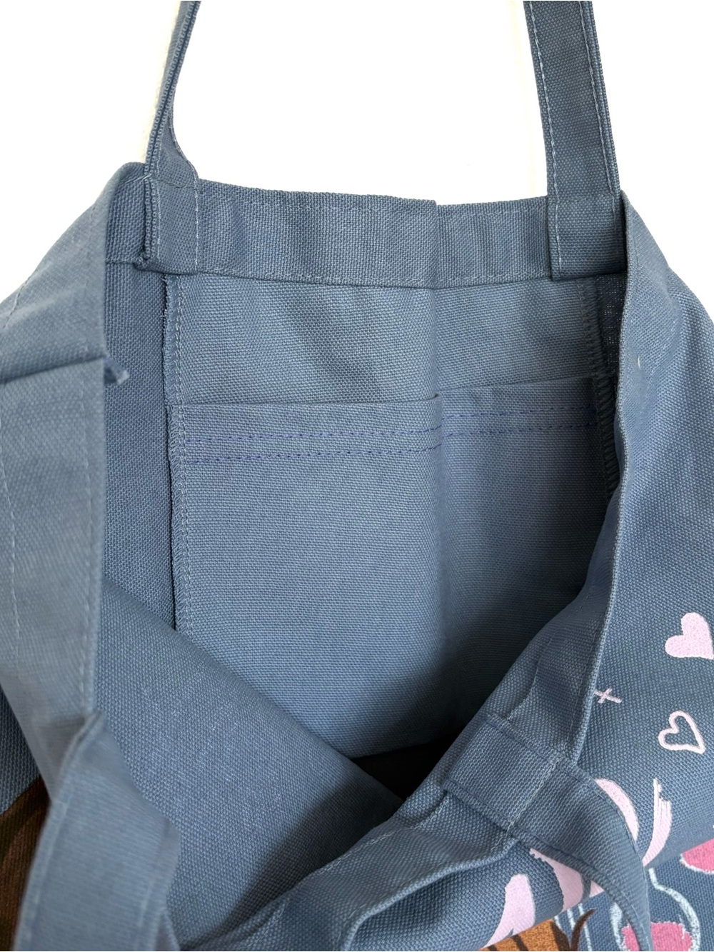 The Love Hypothesis Book Graphic Blue Tote Bag Ali Hazelwood - Picture 6 of 6